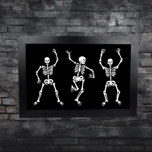Dancing Bones Framed Wall Art