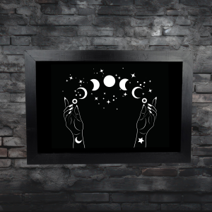 Mystical Moon Phases Wall Art