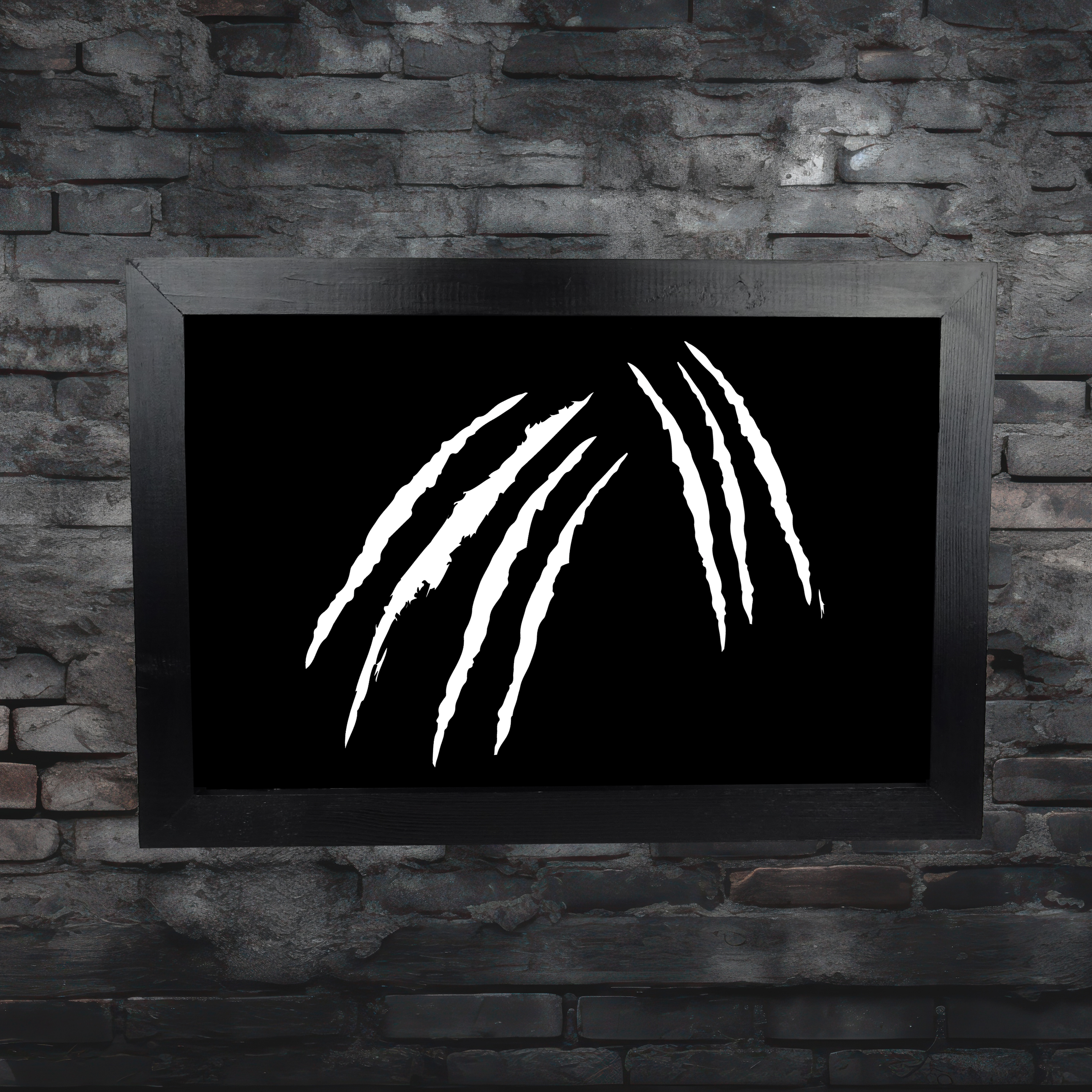 Claw Scratches framed wall art