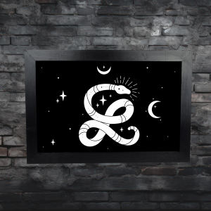 Mystical Snake framed wall art