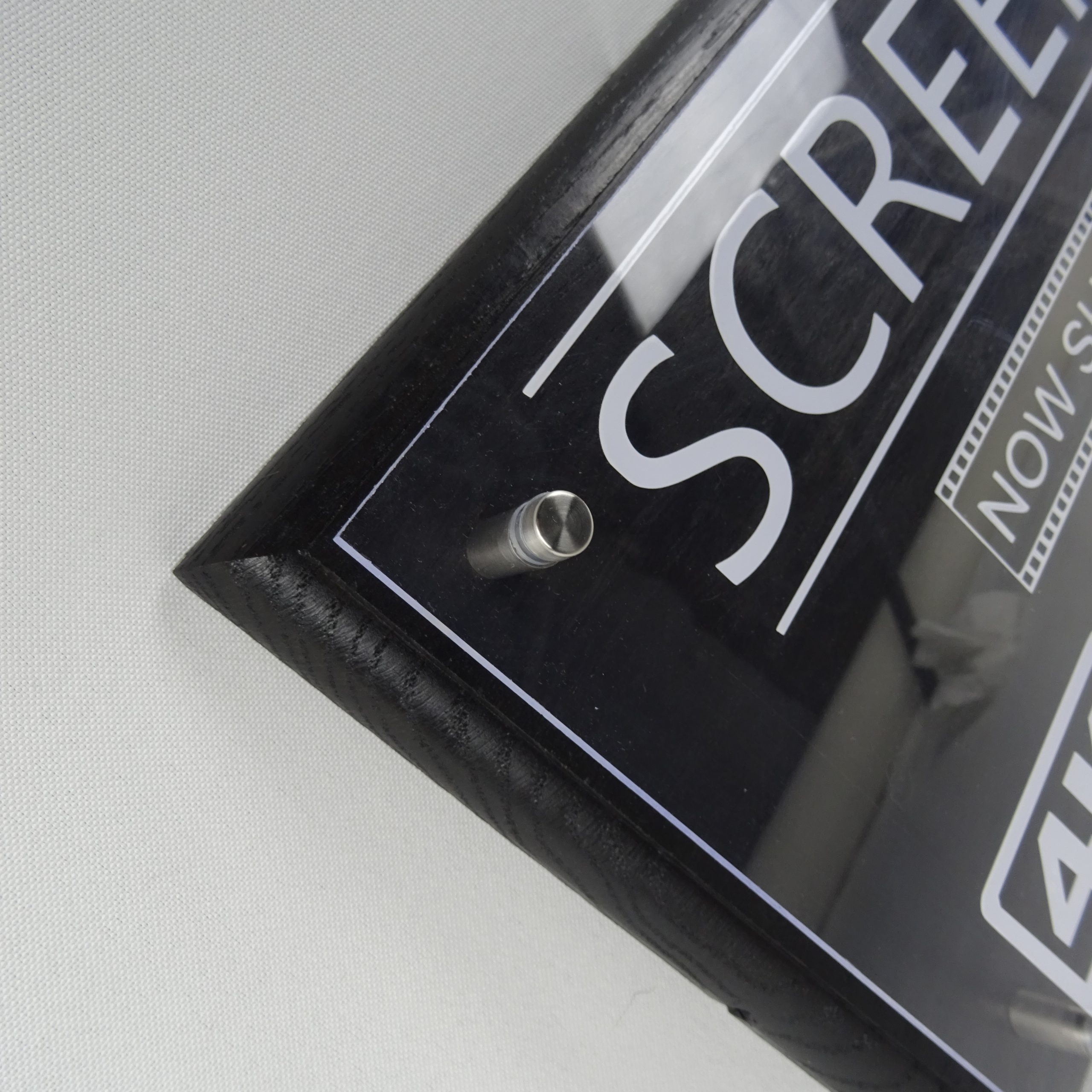 'Screen 1' Home Cinema Stand Off Sign - Image 6