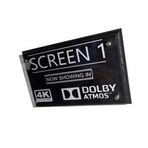 'Screen 1' Home Cinema Stand Off Sign