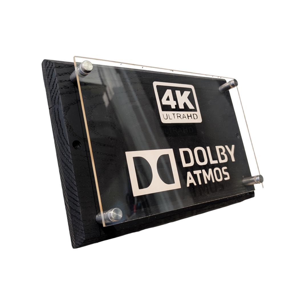 4K Dolby Atmos Home Cinema Mini Sign
